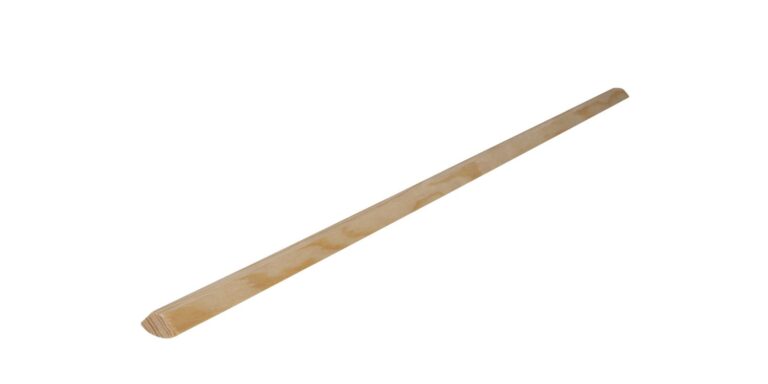 12 mm x 12 mm Viertelstab Kiefer gefast (Bild 1)