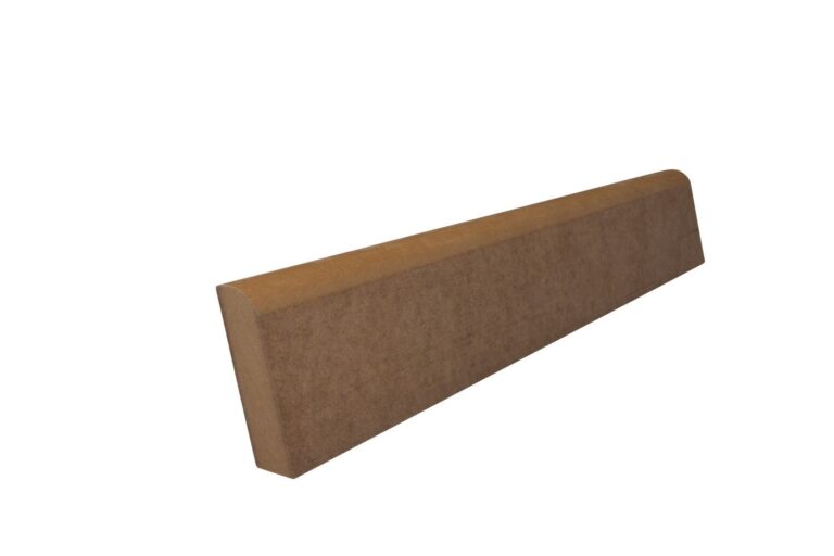 19 mm x 78 mm Scheuerleiste MDF roh abgerundet (Bild 2)