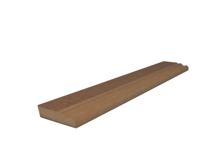 19 mm x 78 mm Scheuerleiste MDF roh mit großem Karniesprofil (Bild 1)
