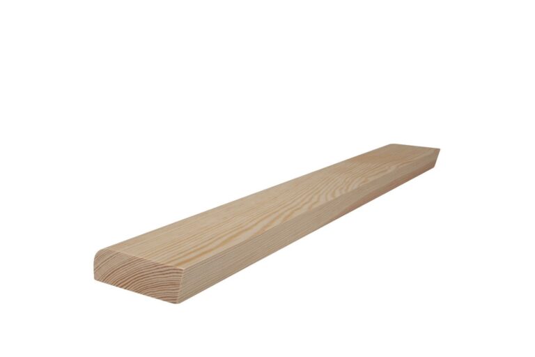 25 mm x 95 mm Scheuerleiste Kiefer ästig abgerundet (Bild 2)